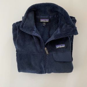 Navy Women's Fleece Full Zip Jacket